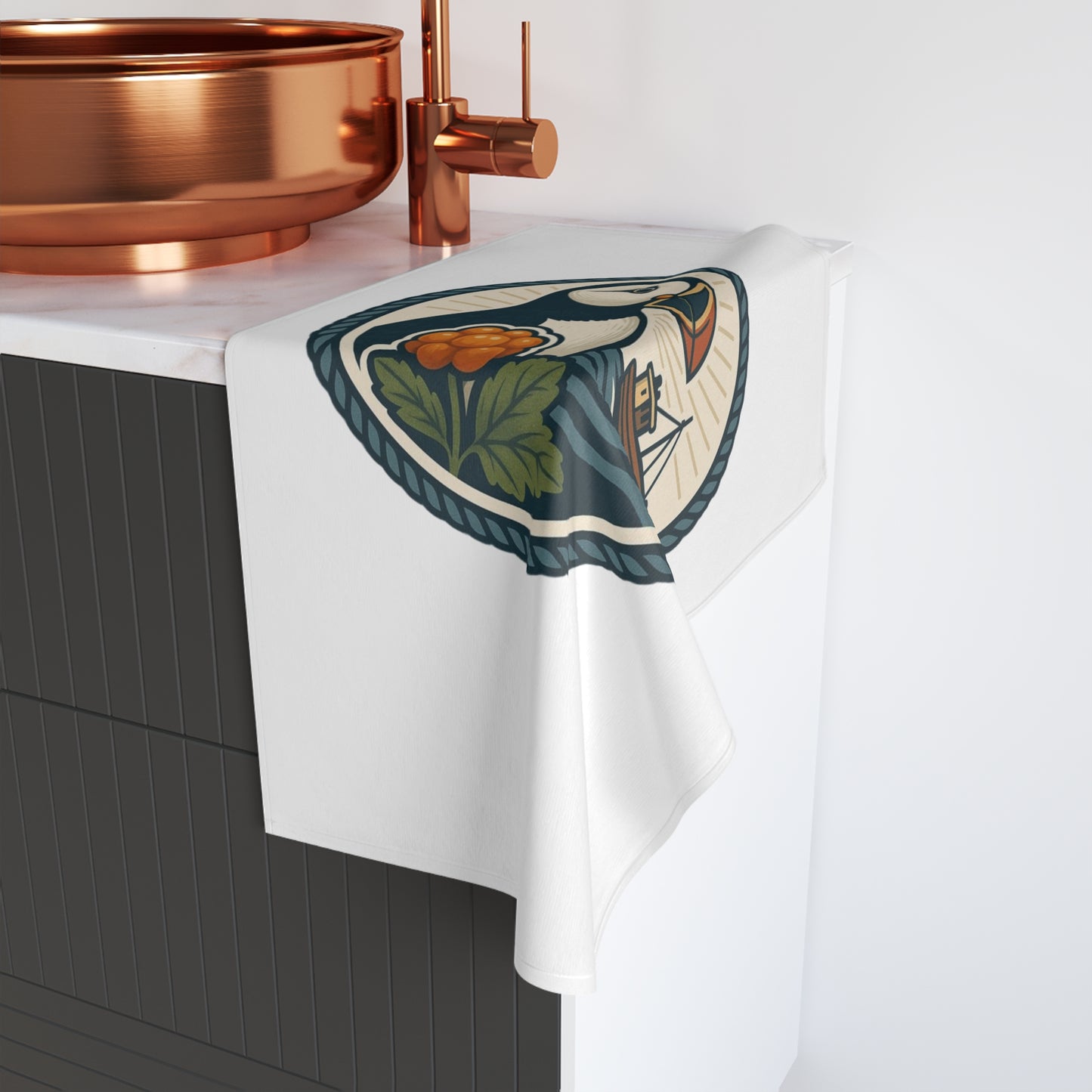 Design-Puffin Handtuch – Funktion trifft Stil in deinem Zuhause