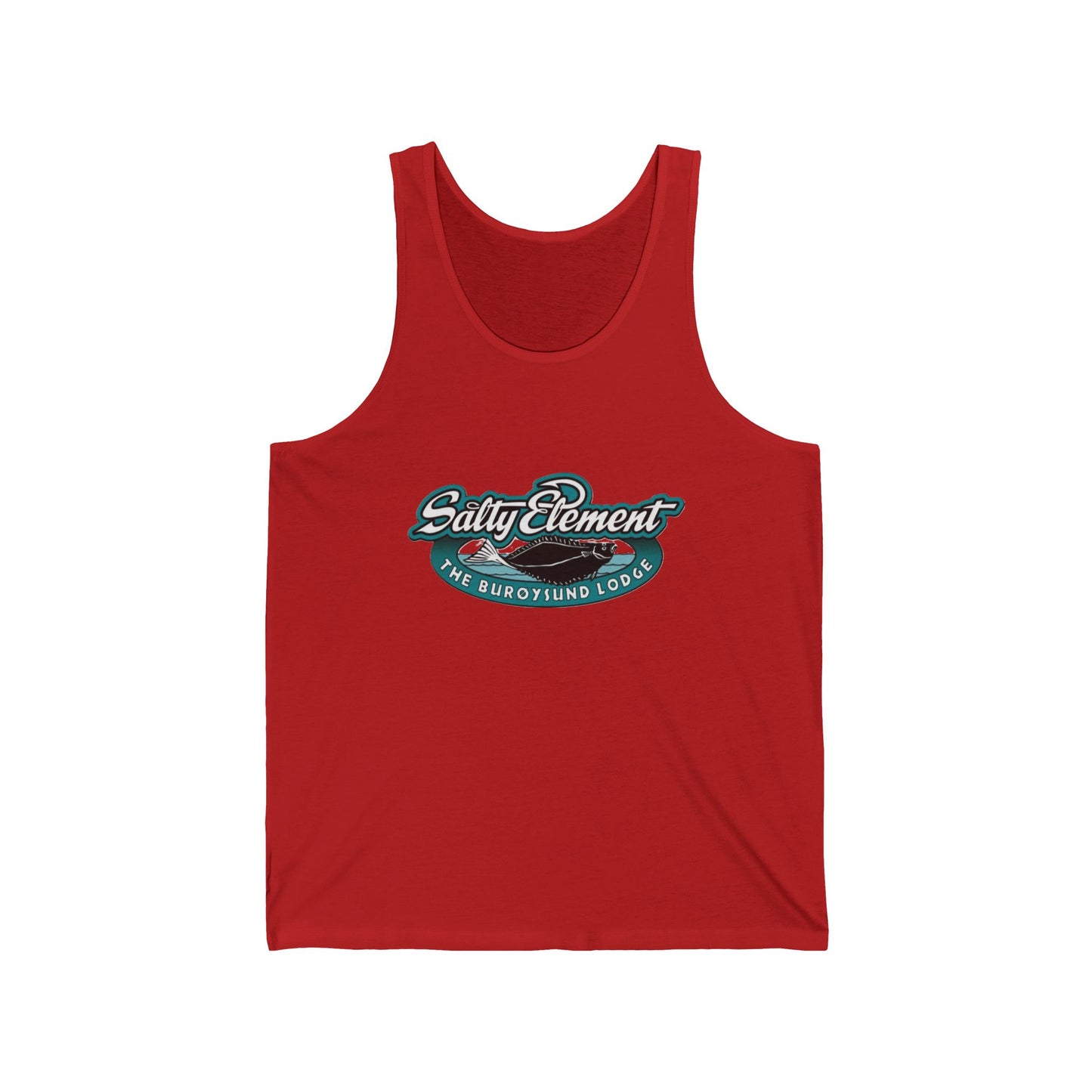„Angeln ist Krieg“ – Unisex Jersey Tanktop für echte Draußen-Menschen