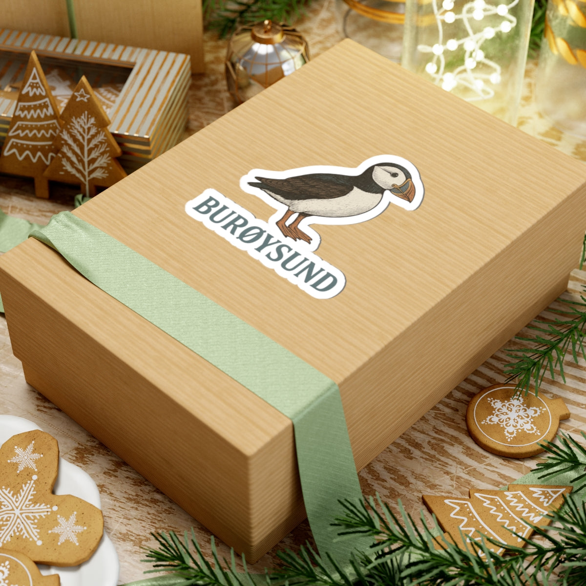 Charming Puffin Kiss-Cut Stickers - Perfect for Laptops, Journals, Gifts, Nature Lovers, Cute Decor