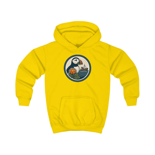 Adventurous Puffin Kids Hoodie
