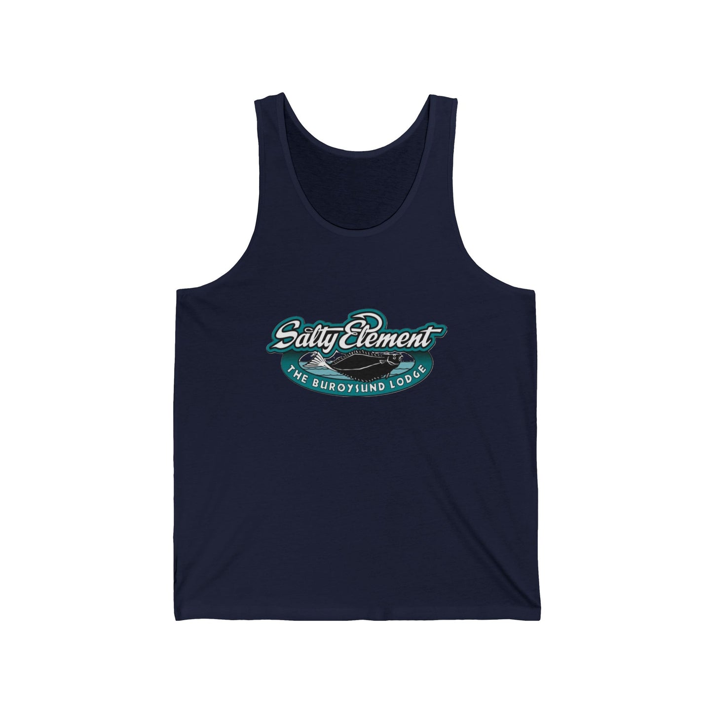„Angeln ist Krieg“ – Unisex Jersey Tanktop für echte Draußen-Menschen