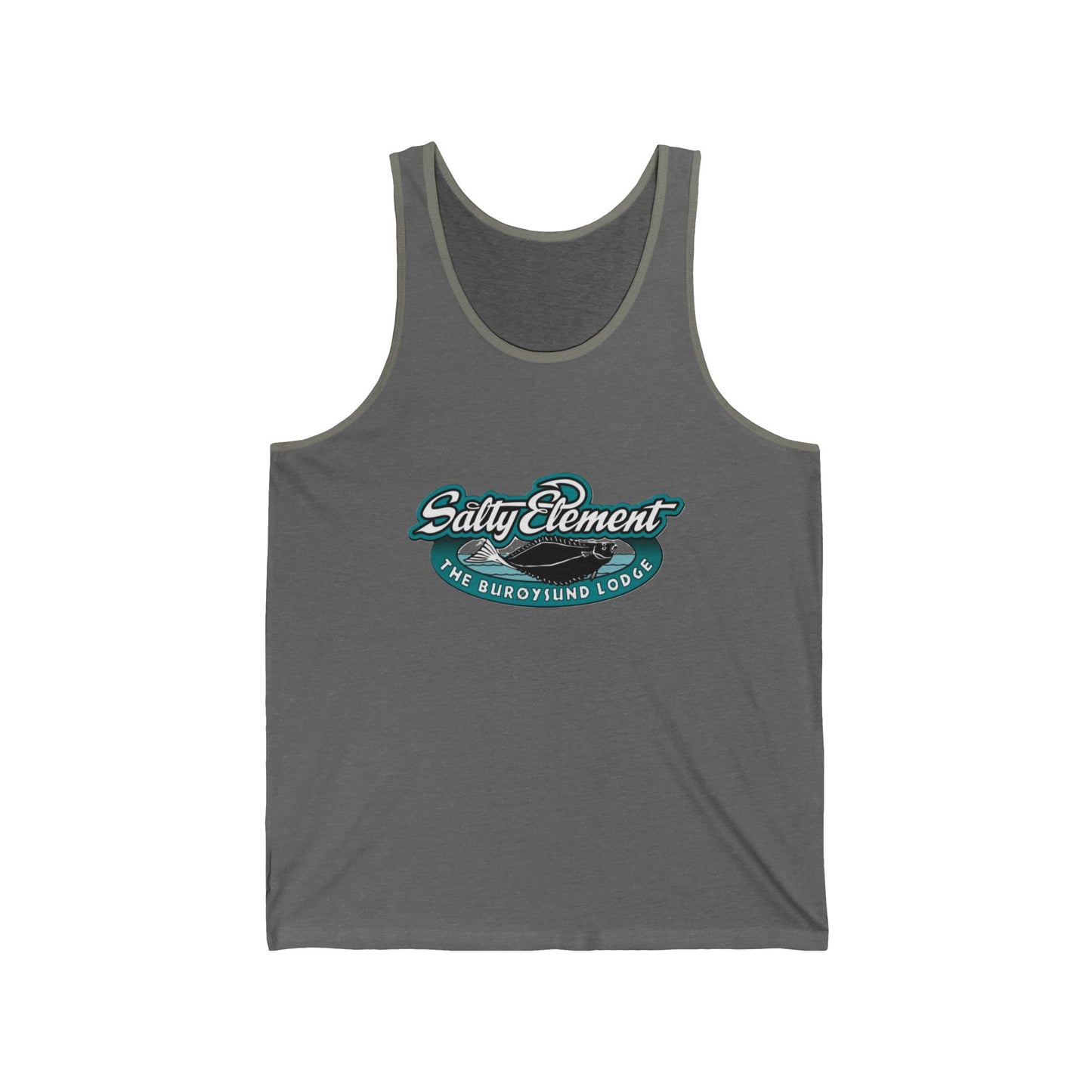 „Angeln ist Krieg“ – Unisex Jersey Tanktop für echte Draußen-Menschen