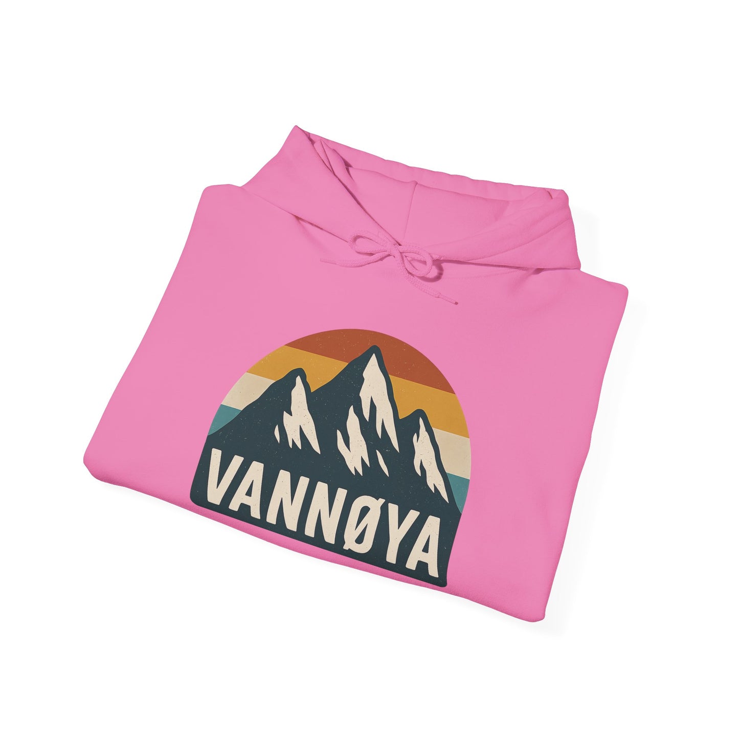 Mountain VANNØYA Unisex Hoodie - Cozy, Outdoor-Inspired Sweatshirt