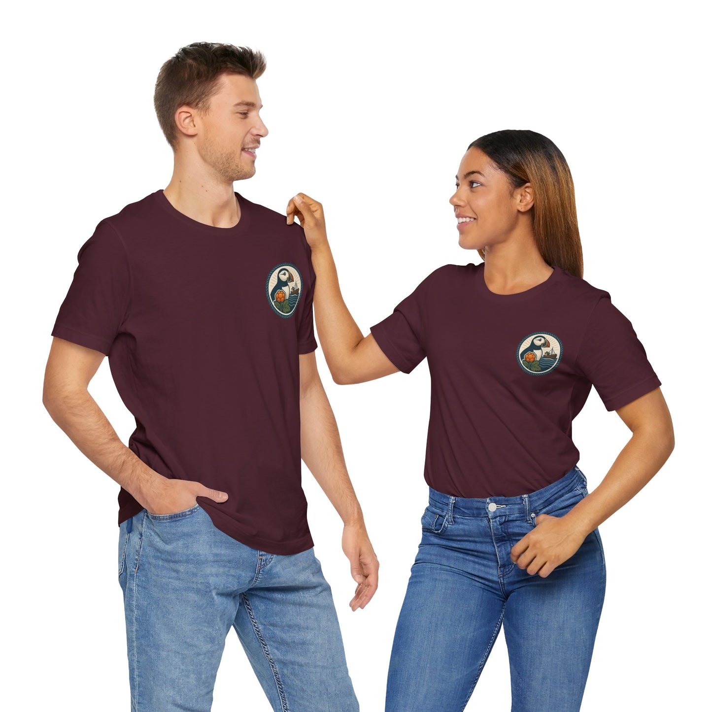 Unisex Jersey T-Shirt – Buroysund-Design für Alltag & Abenteuer