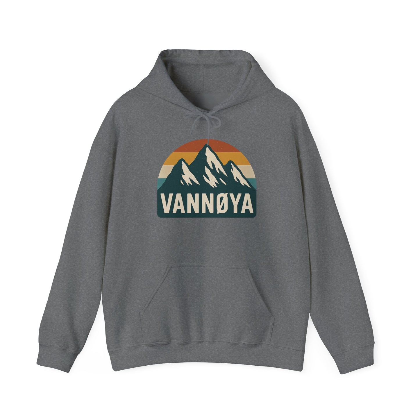 Mountain VANNØYA Unisex Hoodie - Cozy, Outdoor-Inspired Sweatshirt