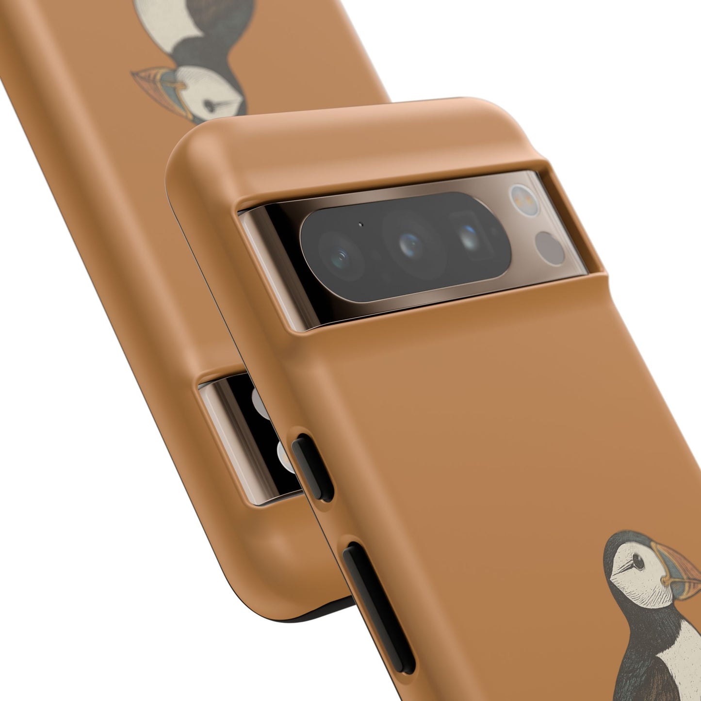 Premium-Handyhülle mit Papageientaucher – Schutz trifft nordische Wildnis