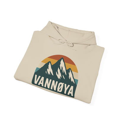 Mountain VANNØYA Unisex Hoodie - Cozy, Outdoor-Inspired Sweatshirt