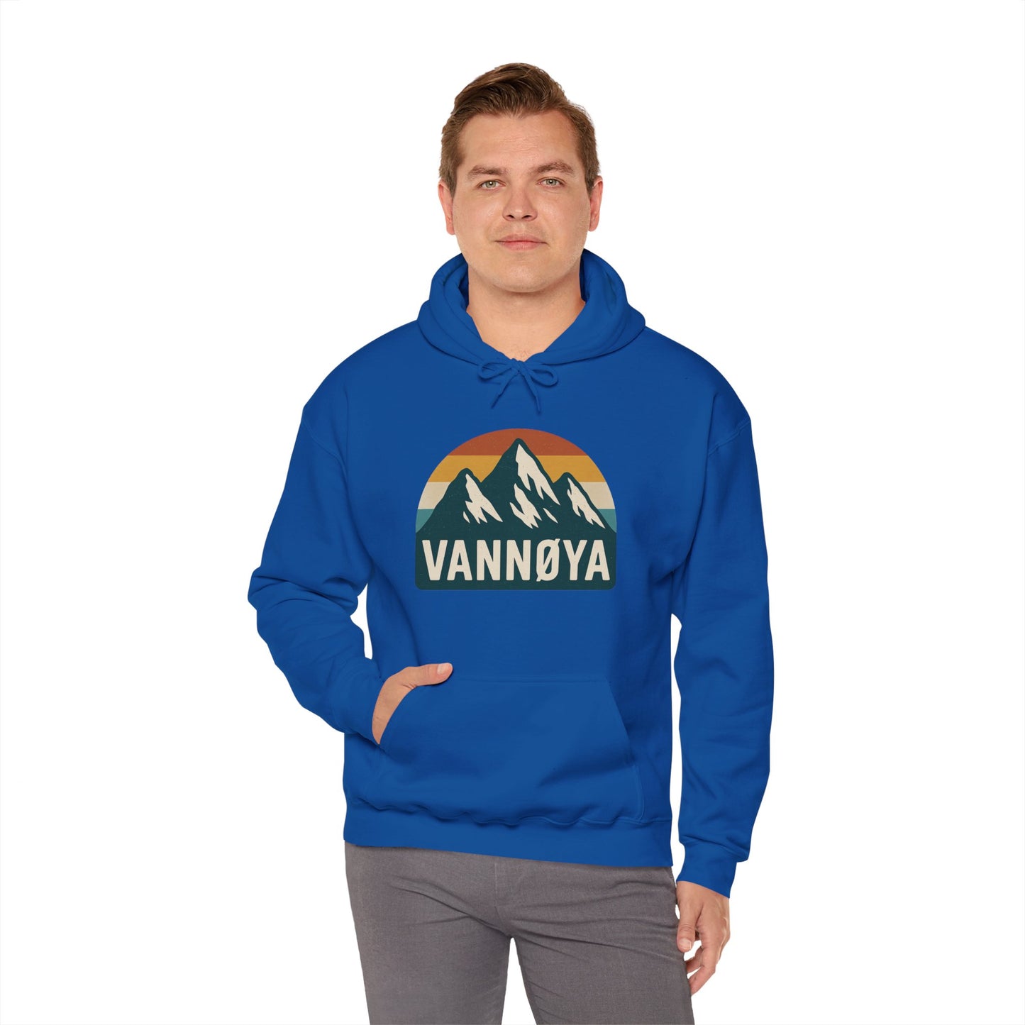 Mountain VANNØYA Unisex Hoodie - Cozy, Outdoor-Inspired Sweatshirt