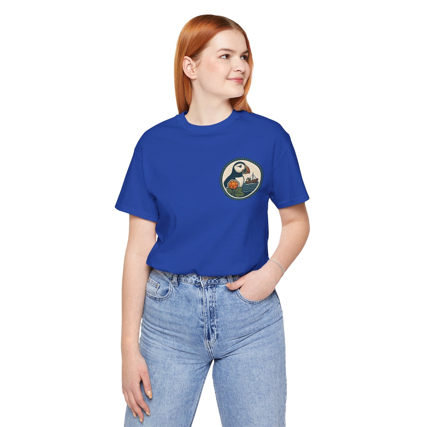 Unisex Jersey T-Shirt – Buroysund-Design für Alltag & Abenteuer