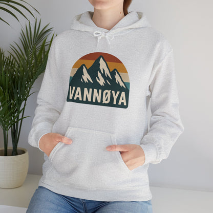 Mountain VANNØYA Unisex Hoodie - Cozy, Outdoor-Inspired Sweatshirt