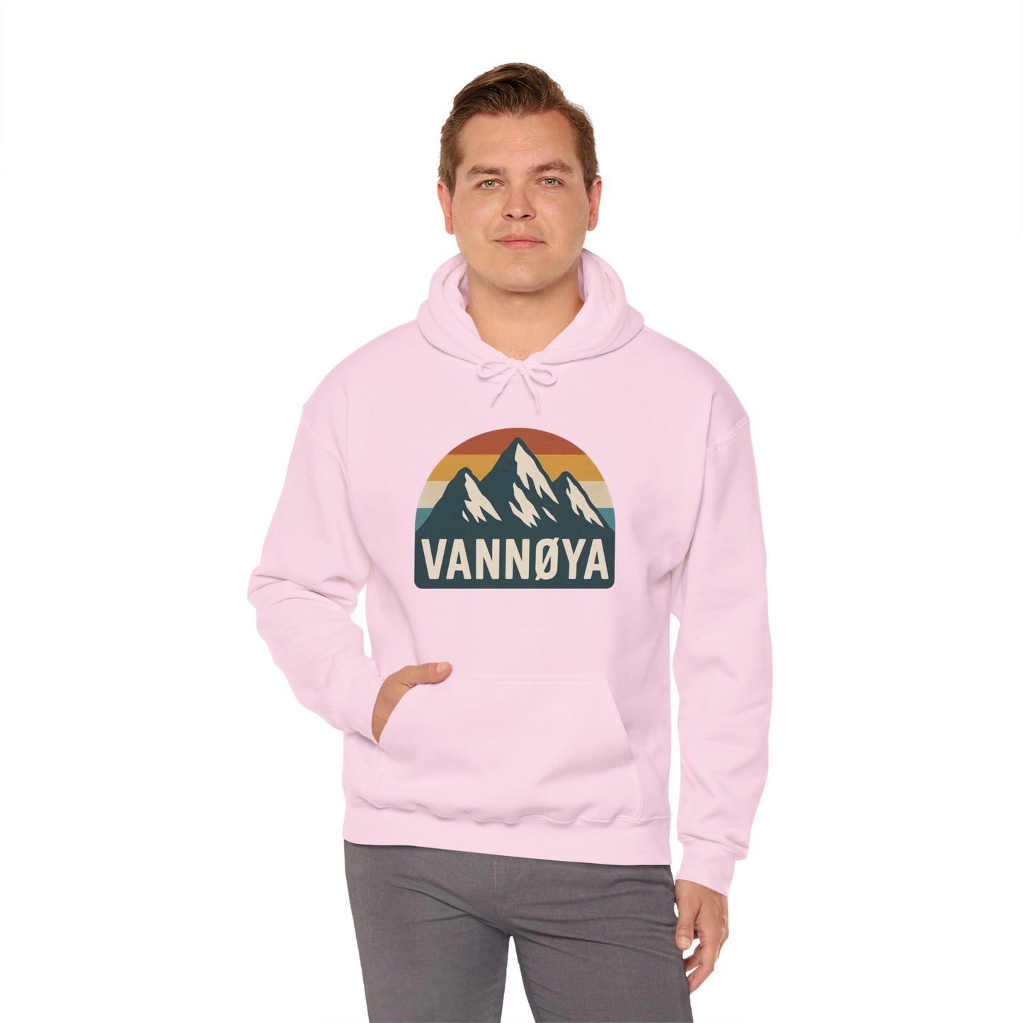 Mountain VANNØYA Unisex Hoodie - Cozy, Outdoor-Inspired Sweatshirt