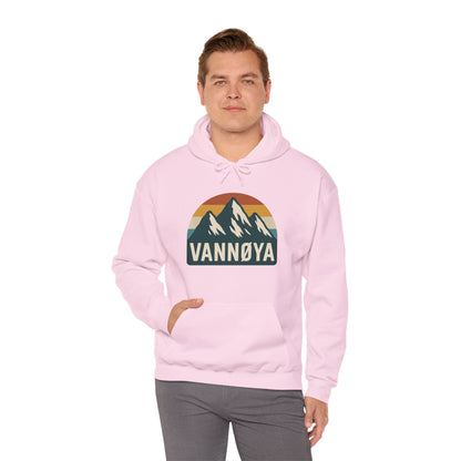 Mountain VANNØYA Unisex Hoodie - Cozy, Outdoor-Inspired Sweatshirt