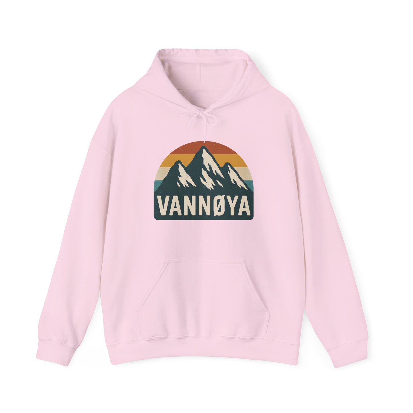 Mountain VANNØYA Unisex Hoodie - Cozy, Outdoor-Inspired Sweatshirt