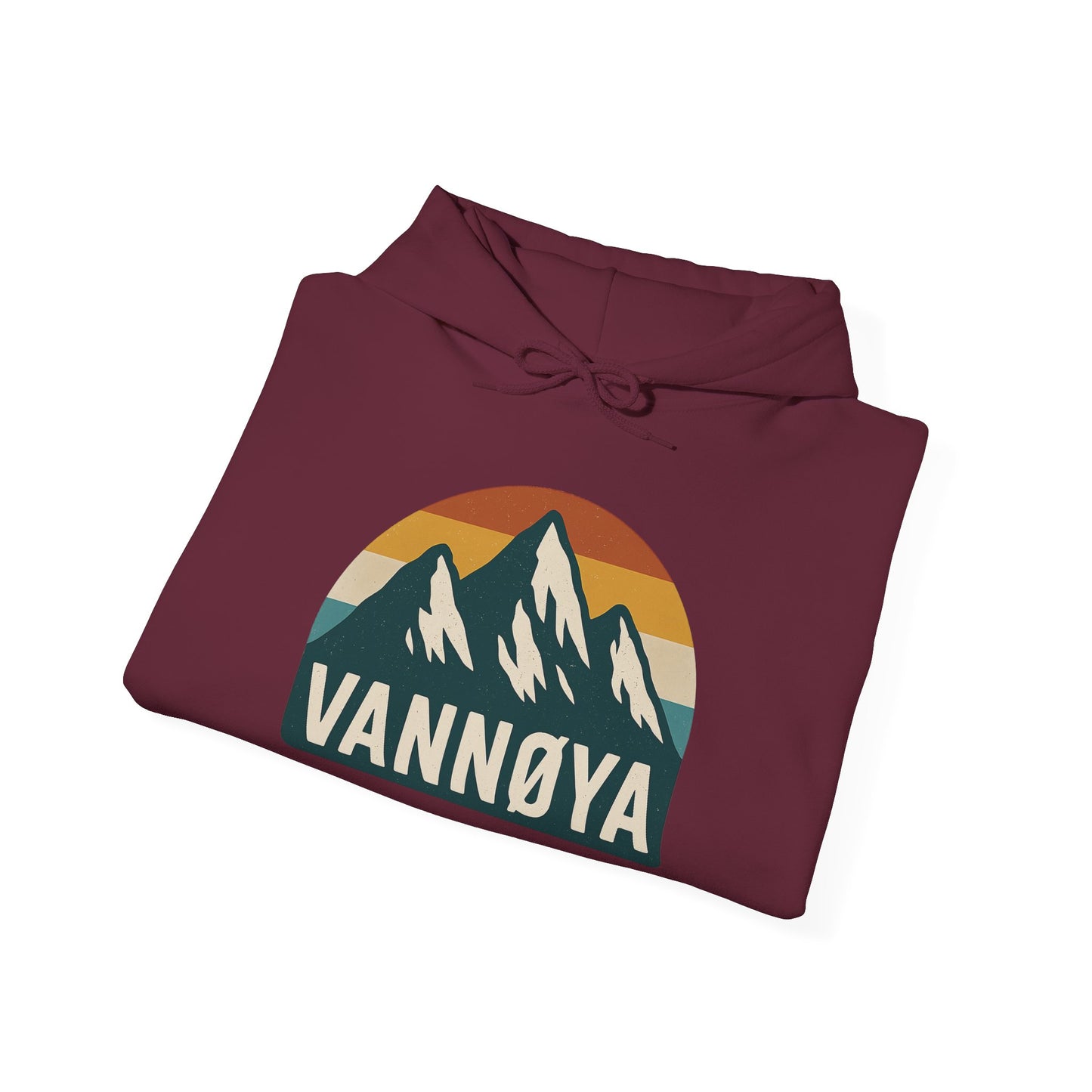 Mountain VANNØYA Unisex Hoodie - Cozy, Outdoor-Inspired Sweatshirt