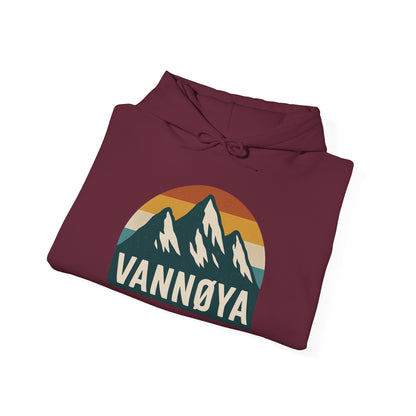 Mountain VANNØYA Unisex Hoodie - Cozy, Outdoor-Inspired Sweatshirt