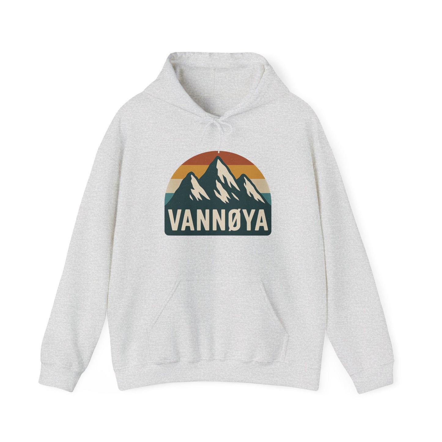 Mountain VANNØYA Unisex Hoodie - Cozy, Outdoor-Inspired Sweatshirt