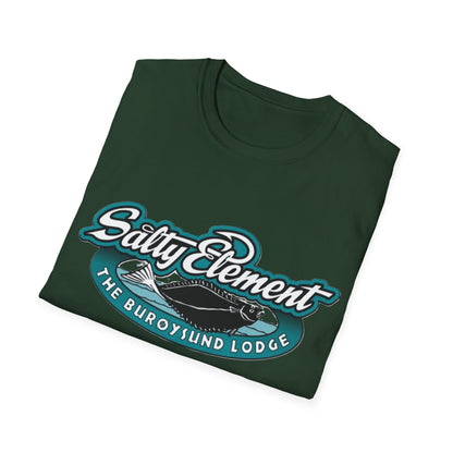 Salty Element Unisex Softstyle T-Shirt - Retro Mountain Lodge Tee
