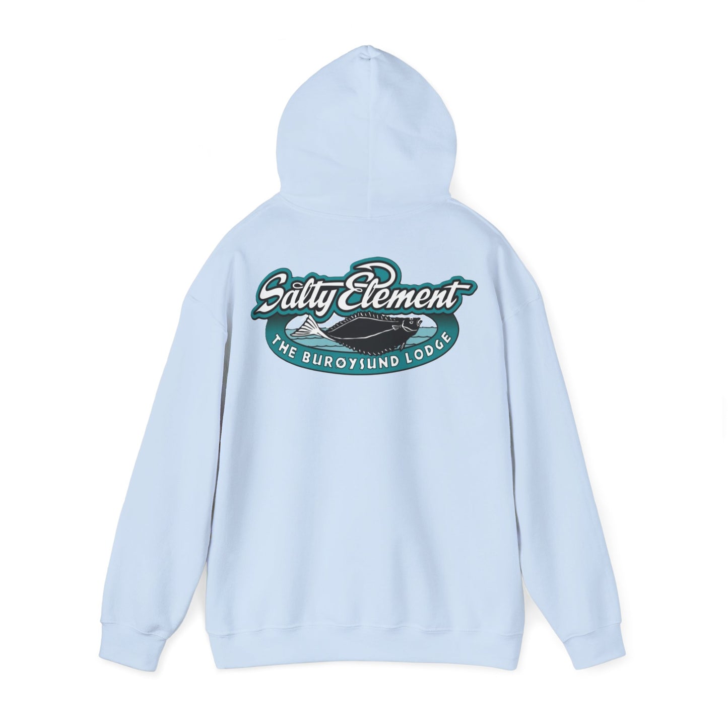 Adventure-Ready Unisex Hoodie with Vintage Lodge Design