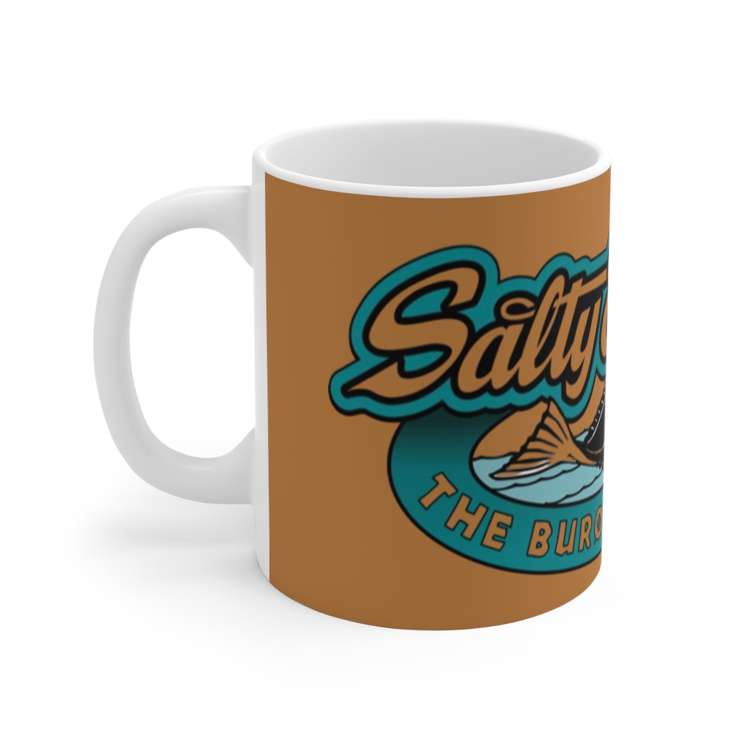 Keramiktasse mit Salty Element Logo – Für heiße Getränke und echte Genussmomente