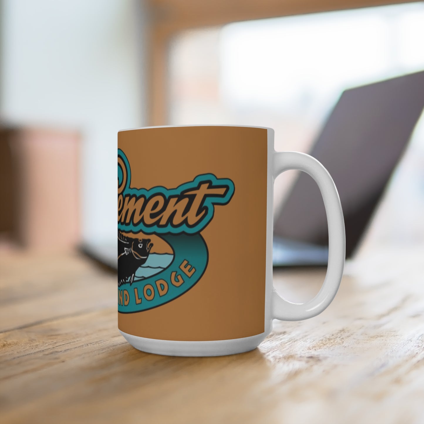 Keramiktasse mit Salty Element Logo – Für heiße Getränke und echte Genussmomente