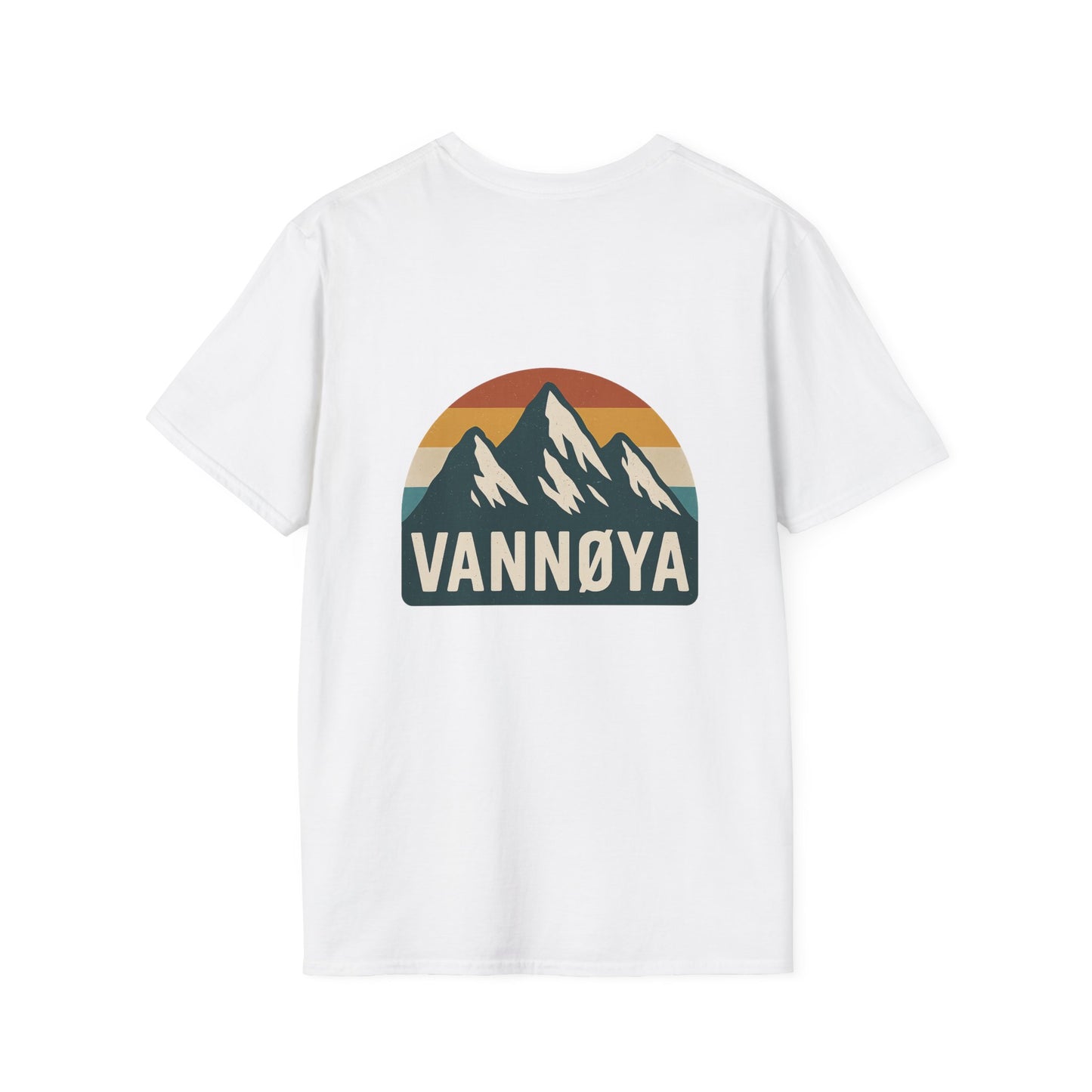 Salty Element Unisex Softstyle T-Shirt - Retro Mountain Lodge Tee
