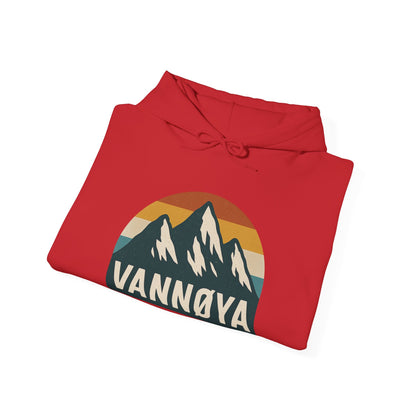 Mountain VANNØYA Unisex Hoodie - Cozy, Outdoor-Inspired Sweatshirt