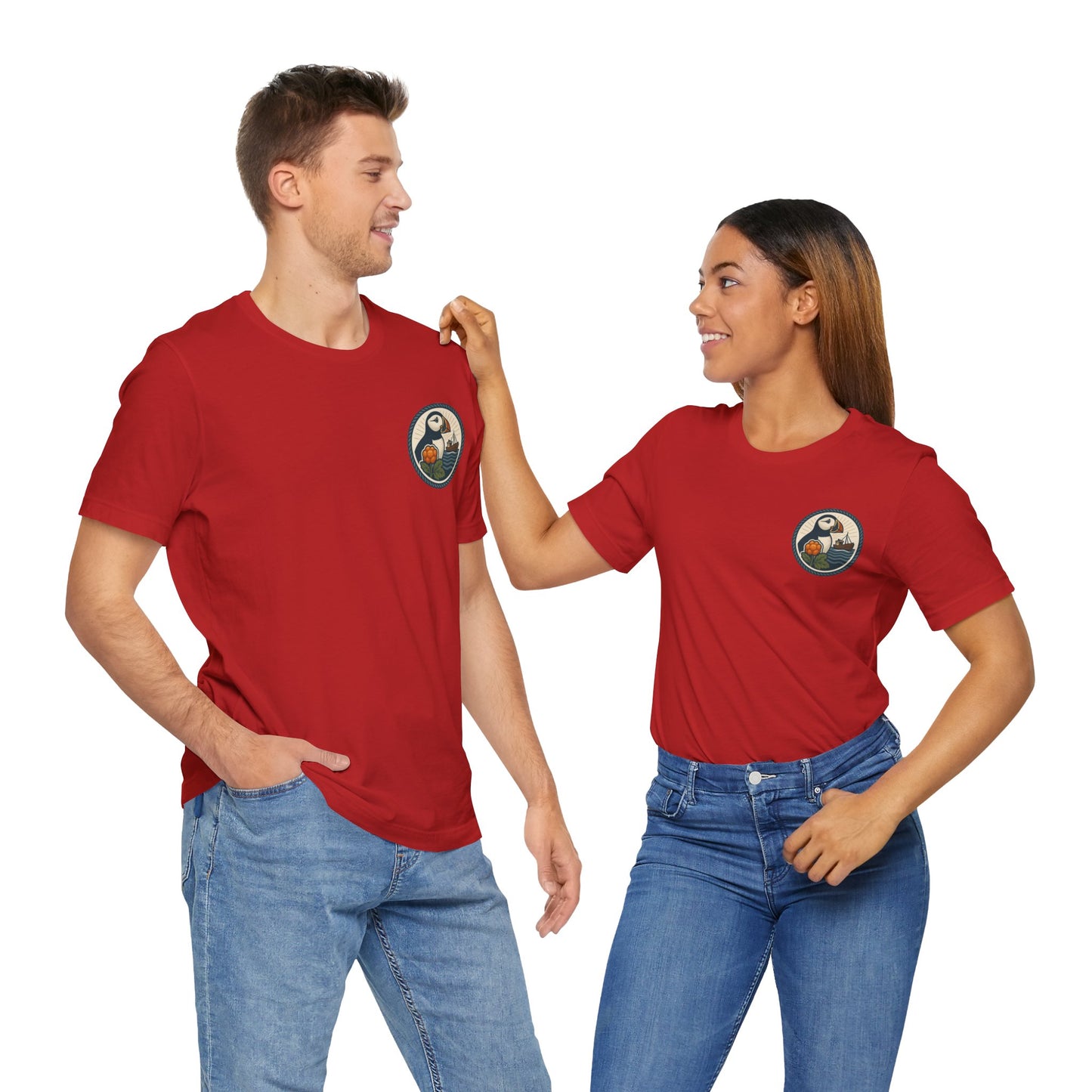 Unisex Jersey T-Shirt – Buroysund-Design für Alltag & Abenteuer
