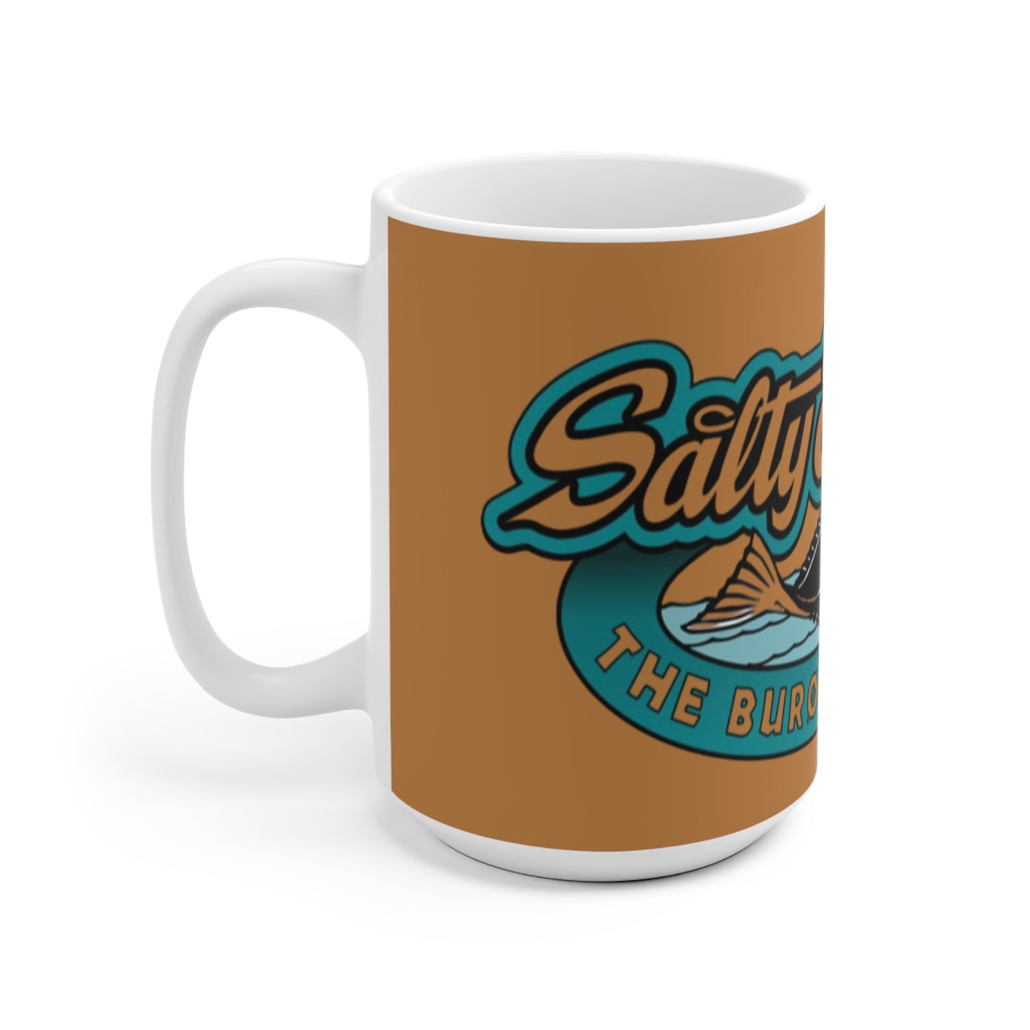 Keramiktasse mit Salty Element Logo – Für heiße Getränke und echte Genussmomente