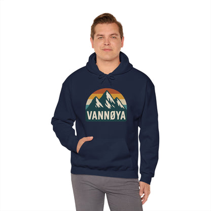 Mountain VANNØYA Unisex Hoodie - Cozy, Outdoor-Inspired Sweatshirt