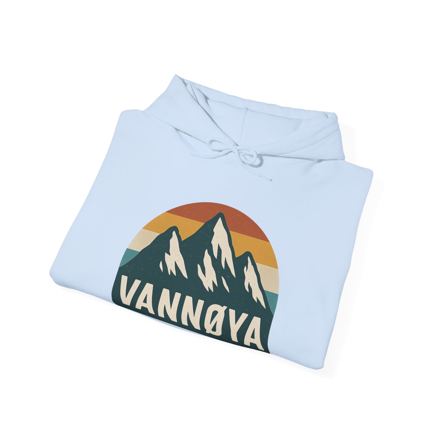 Mountain VANNØYA Unisex Hoodie - Cozy, Outdoor-Inspired Sweatshirt