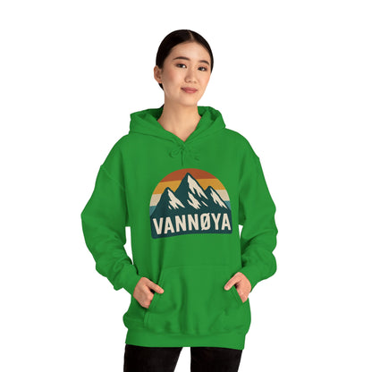 Mountain VANNØYA Unisex Hoodie - Cozy, Outdoor-Inspired Sweatshirt