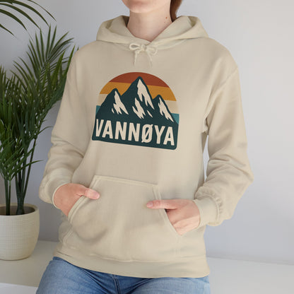 Mountain VANNØYA Unisex Hoodie - Cozy, Outdoor-Inspired Sweatshirt