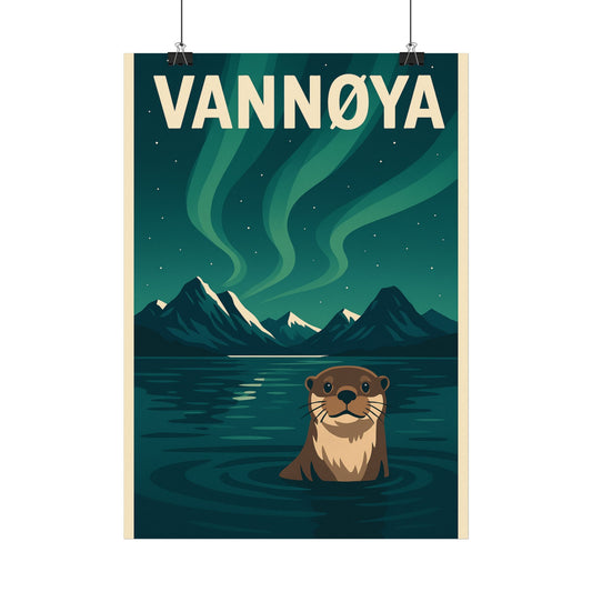 VANNØYA Poster – Nordische Landschaft für dein Zuhause