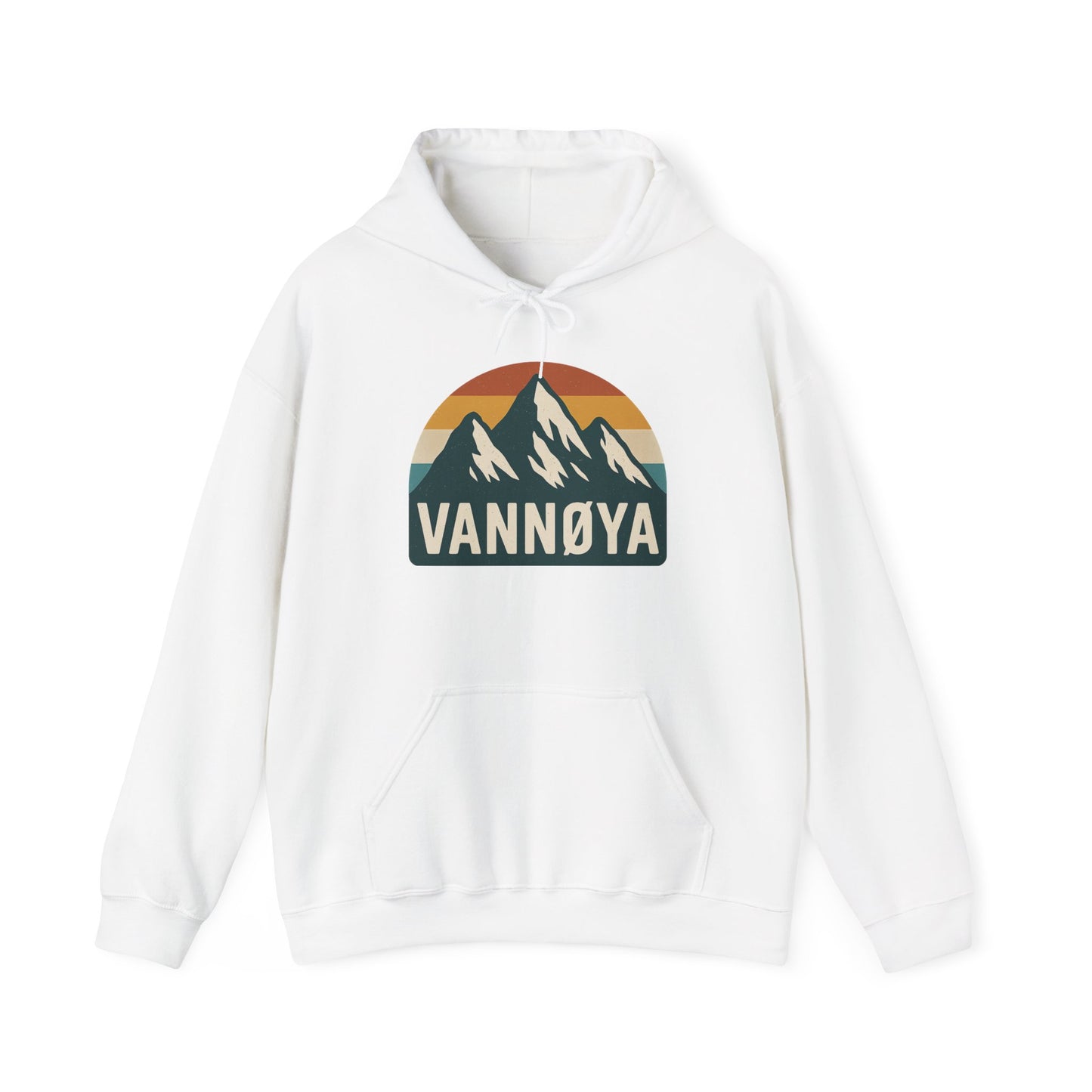 Mountain VANNØYA Unisex Hoodie - Cozy, Outdoor-Inspired Sweatshirt
