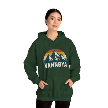 Mountain VANNØYA Unisex Hoodie - Cozy, Outdoor-Inspired Sweatshirt