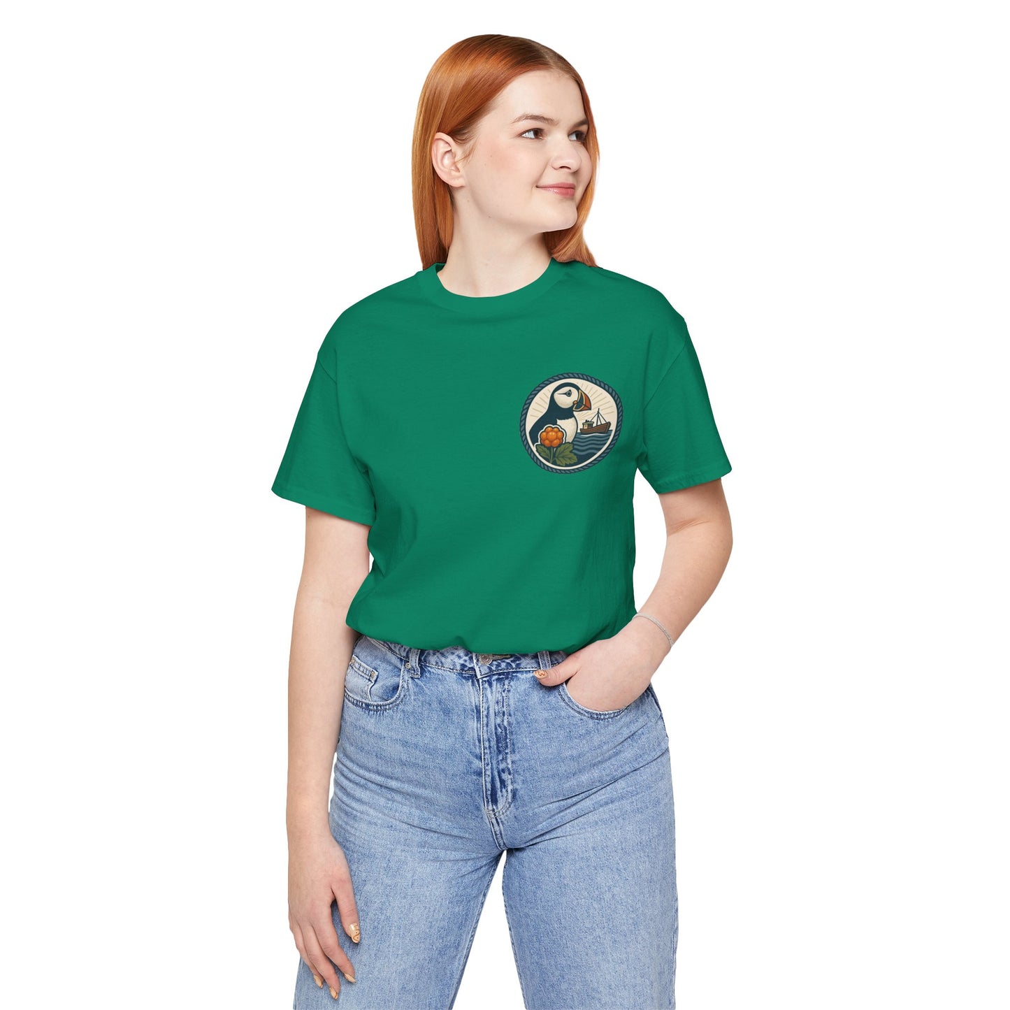 Unisex Jersey T-Shirt – Buroysund-Design für Alltag & Abenteuer