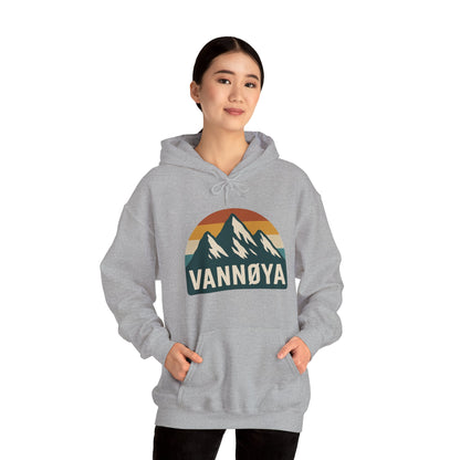 Mountain VANNØYA Unisex Hoodie - Cozy, Outdoor-Inspired Sweatshirt