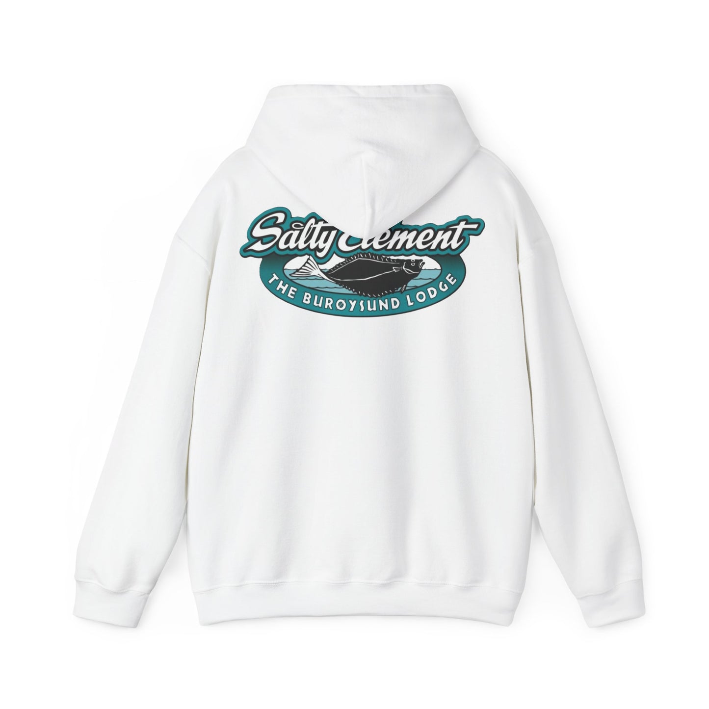 Adventure-Ready Unisex Hoodie with Vintage Lodge Design