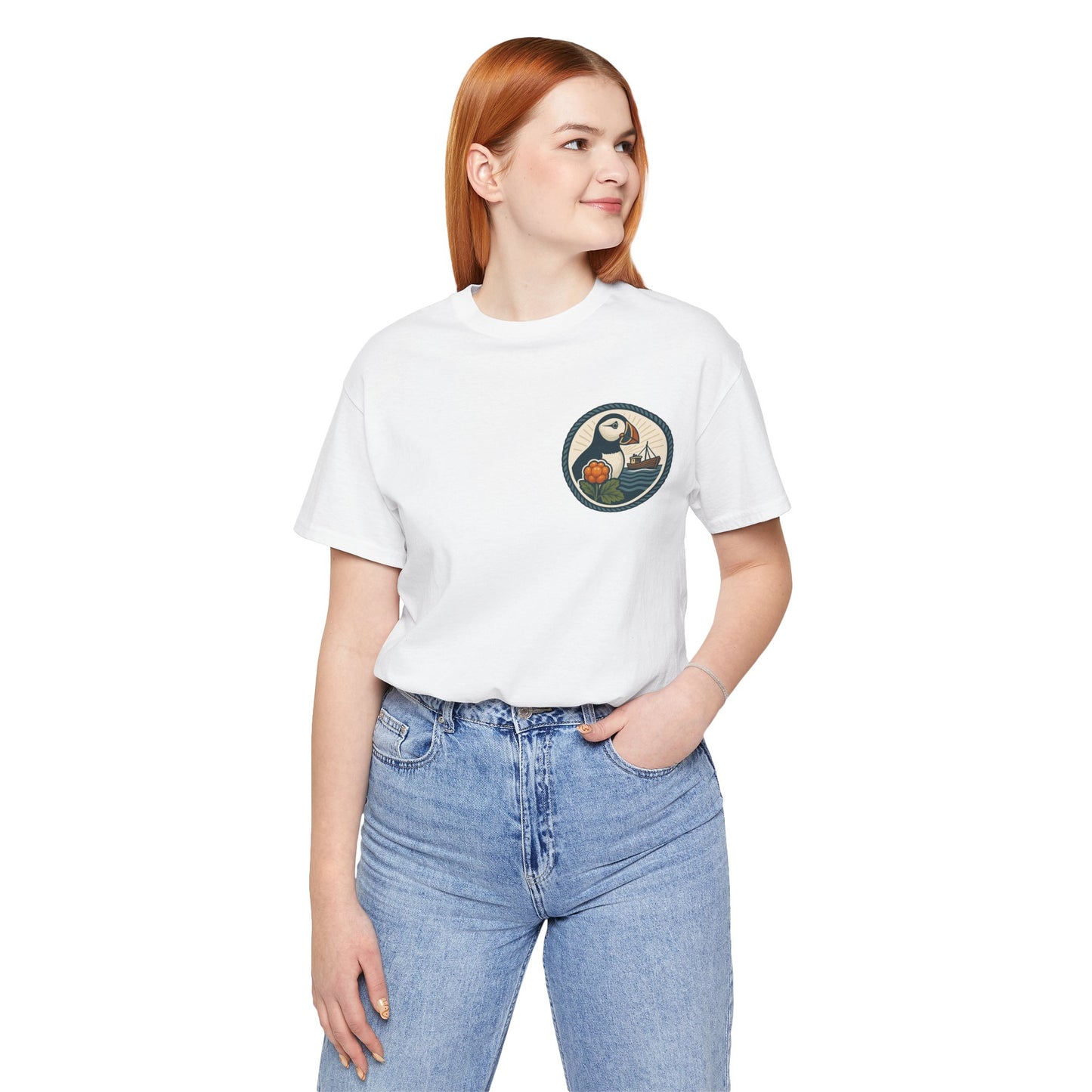 Unisex Jersey T-Shirt – Buroysund-Design für Alltag & Abenteuer