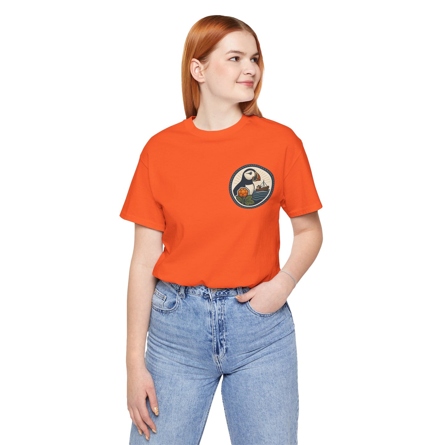 Unisex Jersey T-Shirt – Buroysund-Design für Alltag & Abenteuer