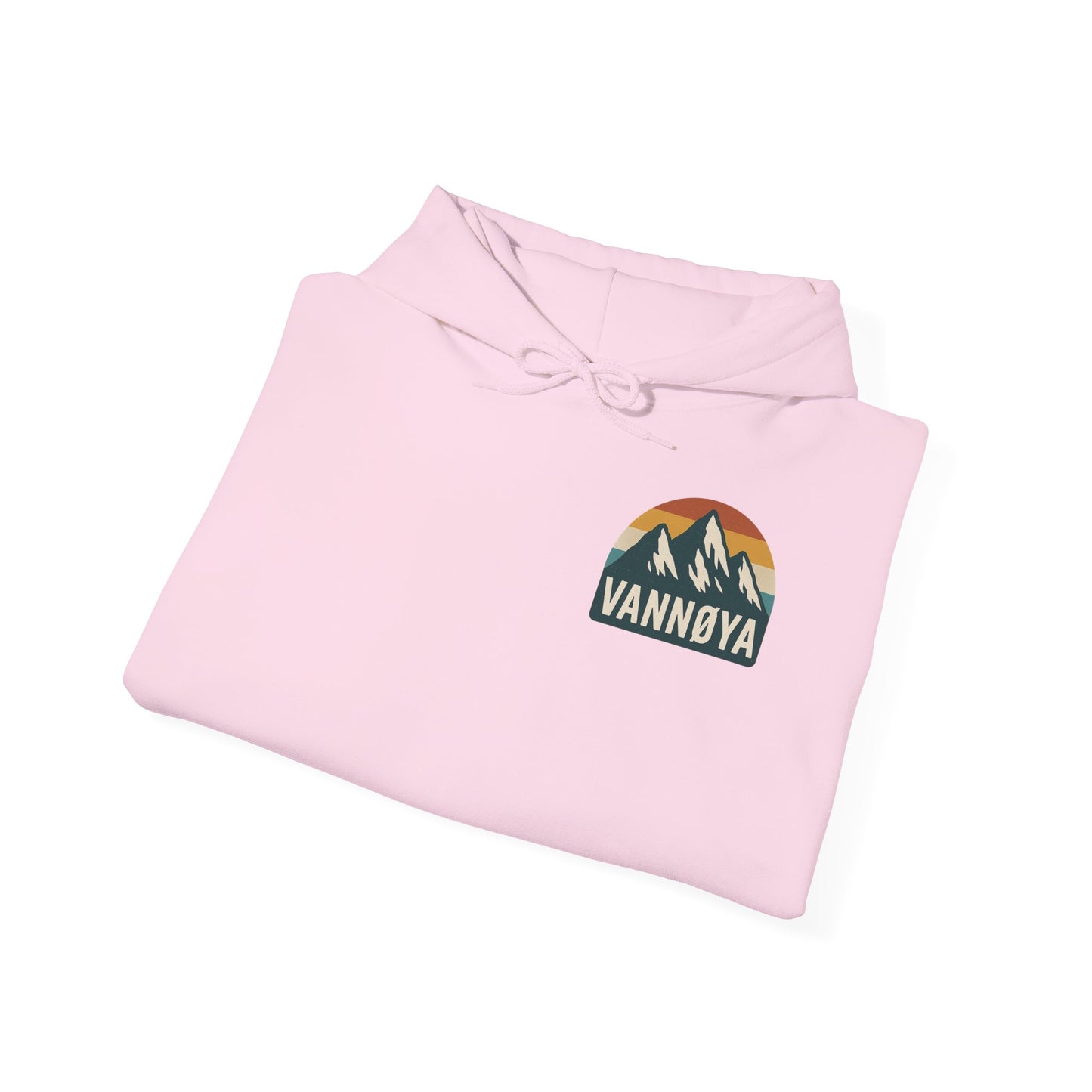 Adventure-Ready Unisex Hoodie with Vintage Lodge Design