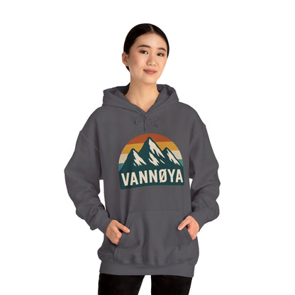 Mountain VANNØYA Unisex Hoodie - Cozy, Outdoor-Inspired Sweatshirt