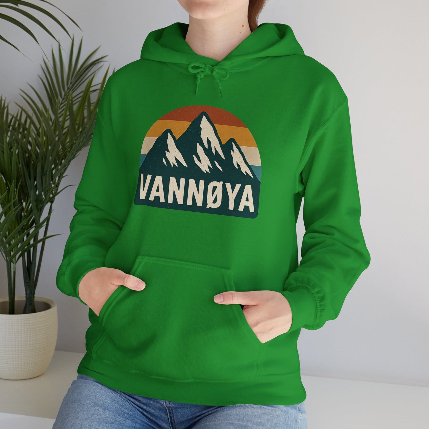 Mountain VANNØYA Unisex Hoodie - Cozy, Outdoor-Inspired Sweatshirt