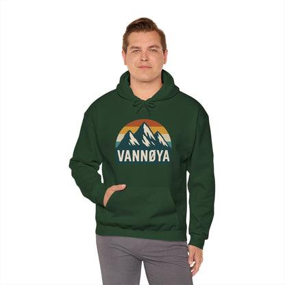 Mountain VANNØYA Unisex Hoodie - Cozy, Outdoor-Inspired Sweatshirt