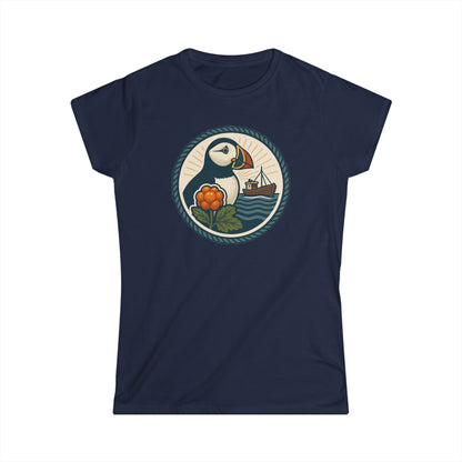 Softstyle Damen-T-Shirt „Puffin Edition“ – Fröhlich. Bequem. Persönlich.