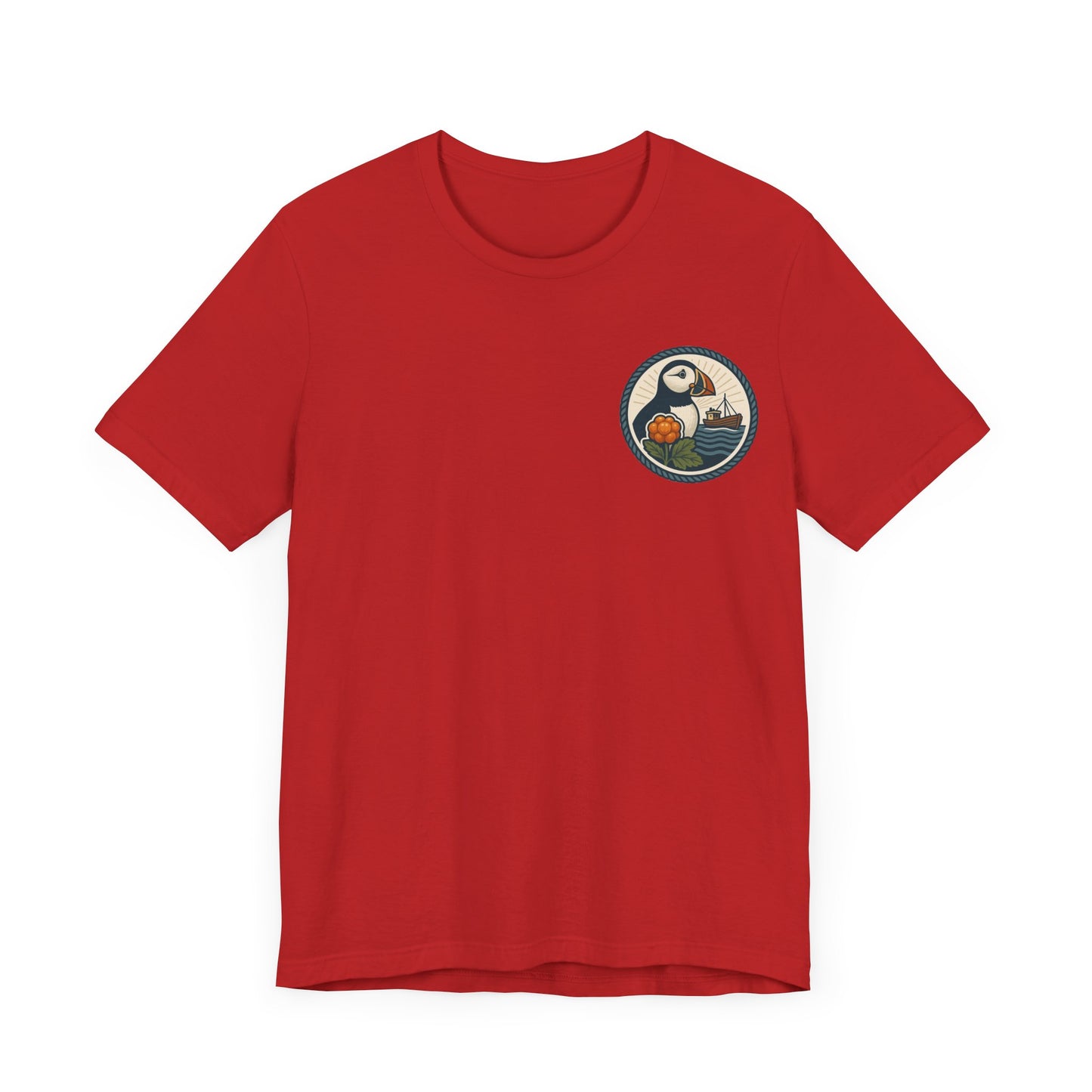 Unisex Jersey T-Shirt – Buroysund-Design für Alltag & Abenteuer