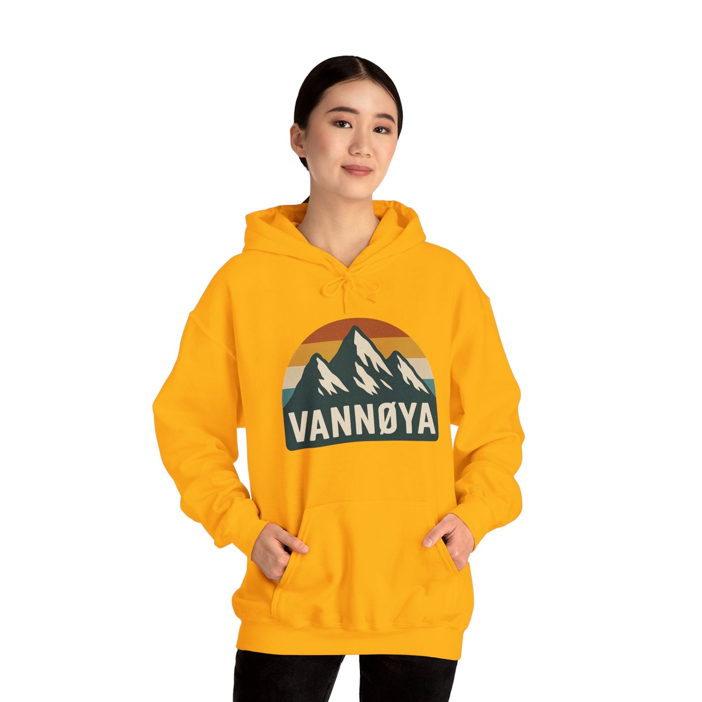 Mountain VANNØYA Unisex Hoodie - Cozy, Outdoor-Inspired Sweatshirt