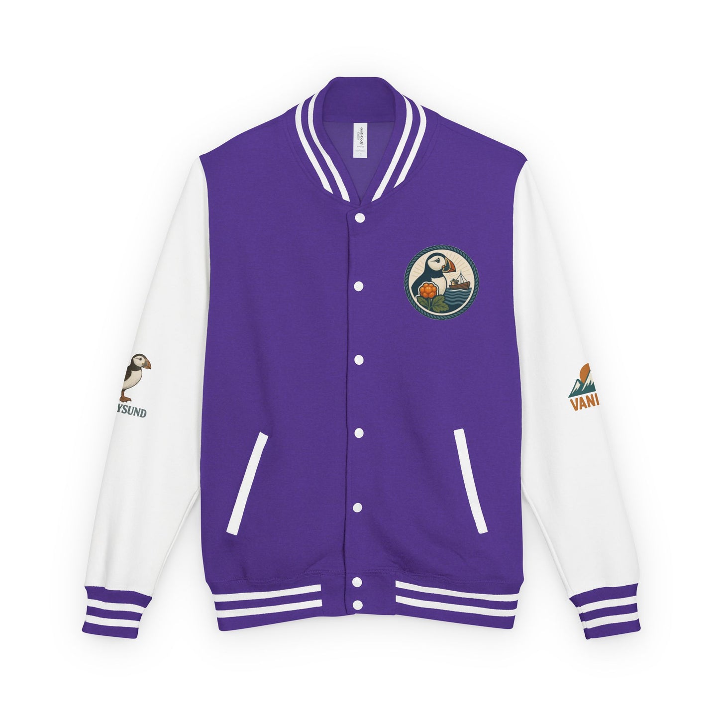 Unisex Collegejacke – Retro-Look trifft Komfort