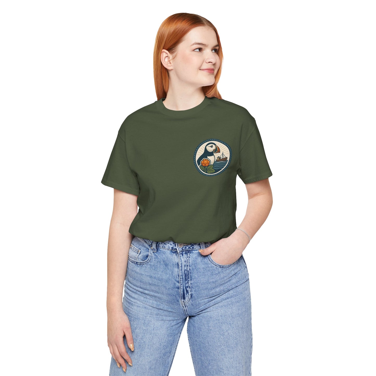 Unisex Jersey T-Shirt – Buroysund-Design für Alltag & Abenteuer