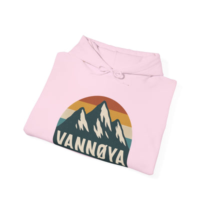Mountain VANNØYA Unisex Hoodie - Cozy, Outdoor-Inspired Sweatshirt